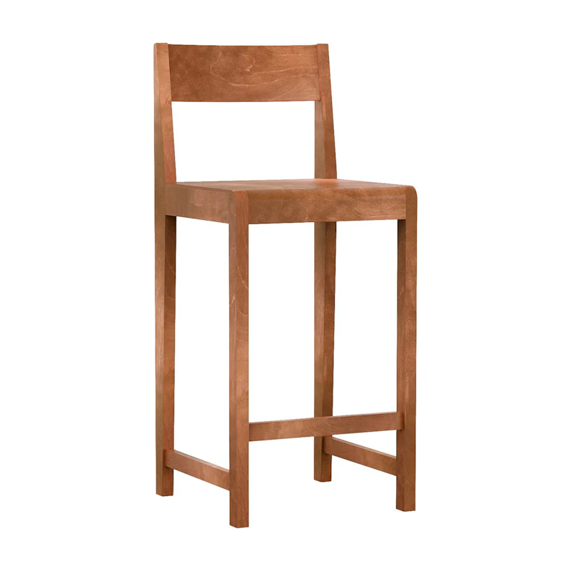 01 Bar Stool 65 cm, Warm Brown