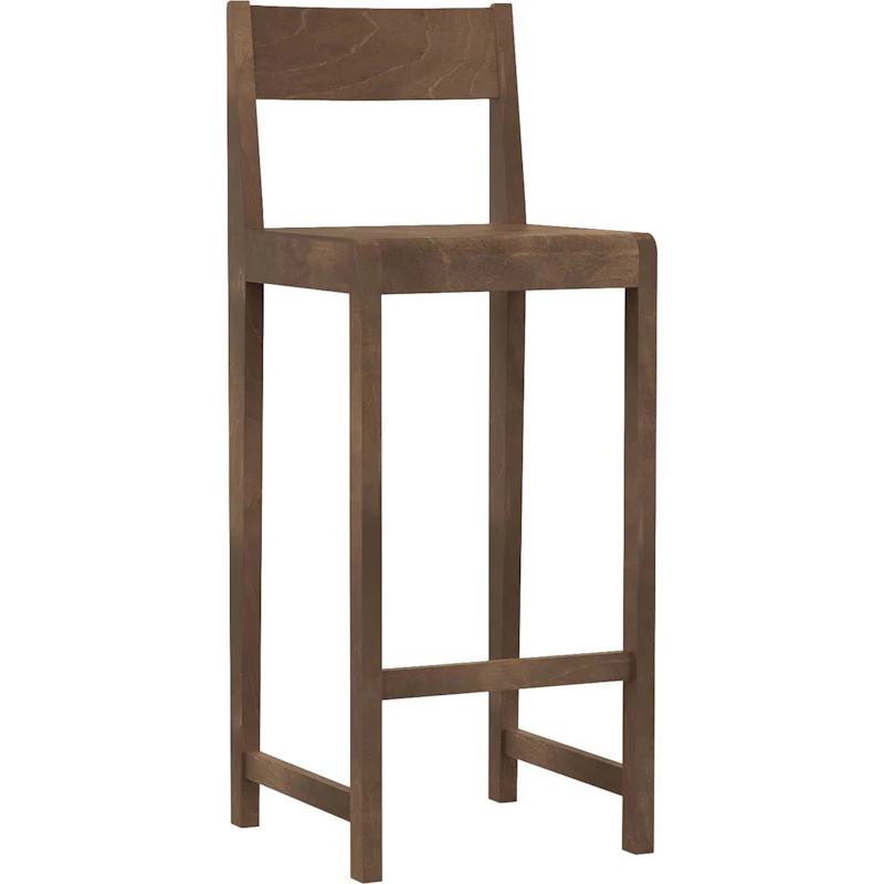 01 Bar Stool H76 cm, Dark Brown