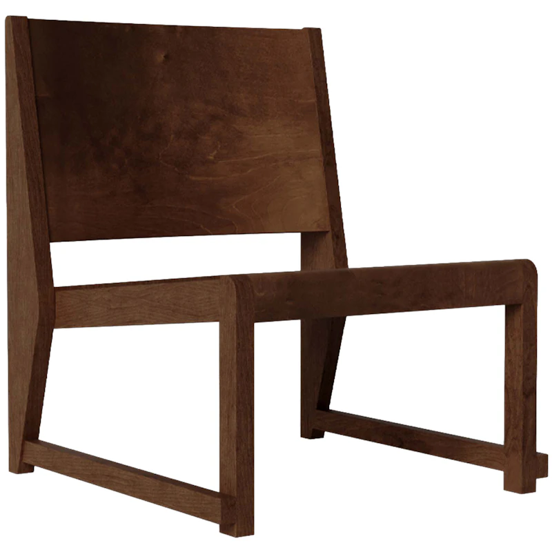 01 Easy Armchair, Dark Brown