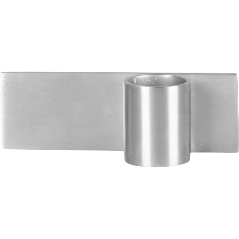 Foundation Form 2 Candlestick, Stainless Steel