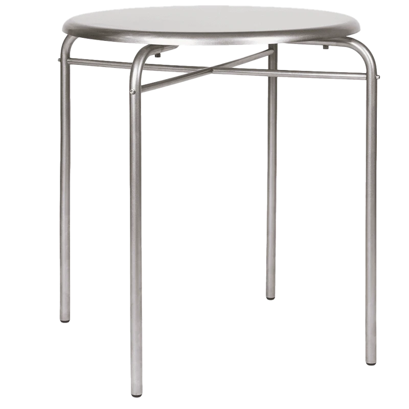 Petit Rond Table Stainless Steel, Ø65 cm