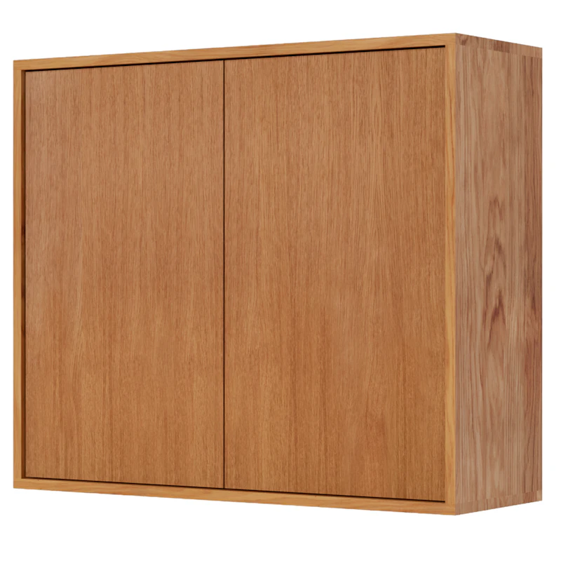 Library Wall Cabinet Medium, Oak