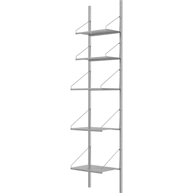 Library Shelf 185x40 cm, Stainless Steel