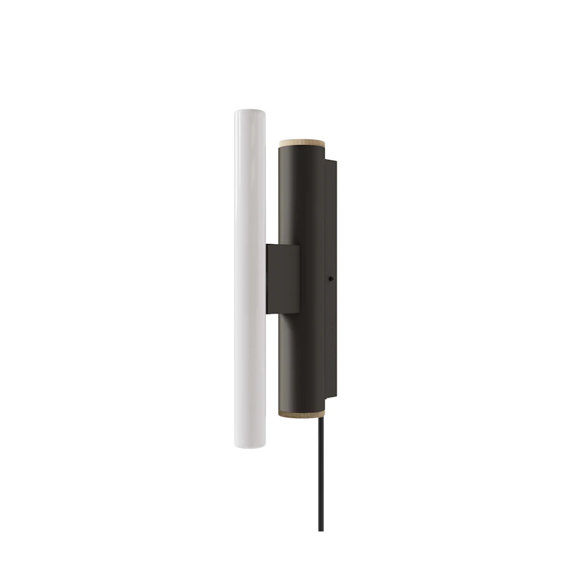 Eiffel Wall Lamp Single 300, Black-painted steel
