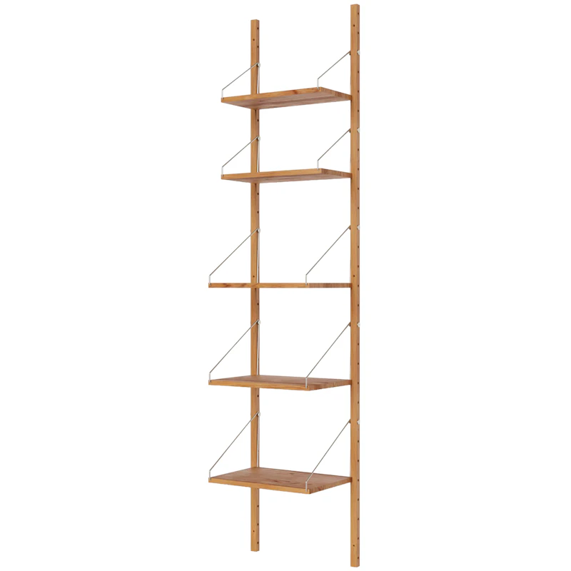 Library Shelf 185x43,5 cm, Oak
