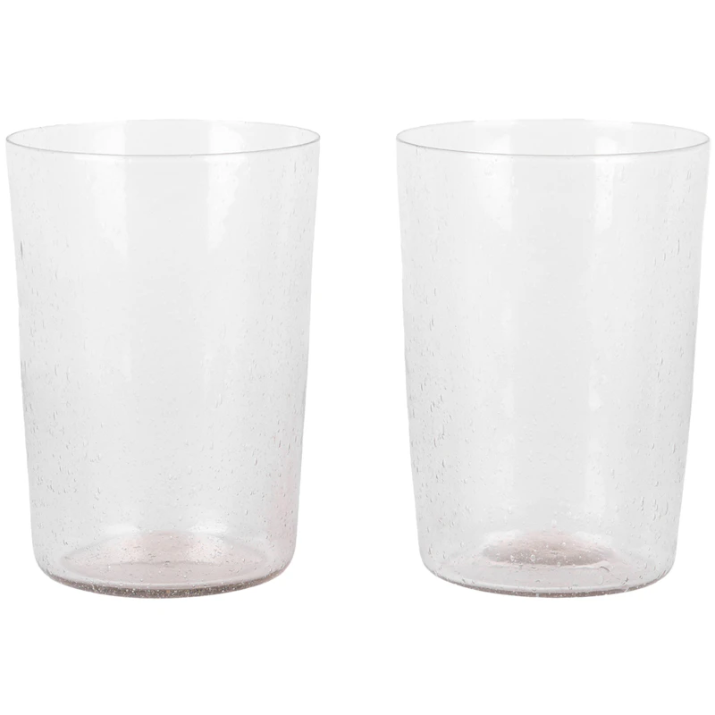Isle Drinking Glasses 2-pack, Light Smoke