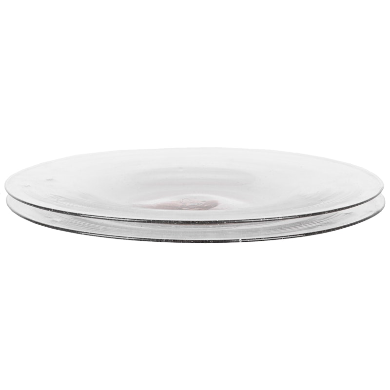 Isle Plates Ø22 cm 2-pack, Light Smoke