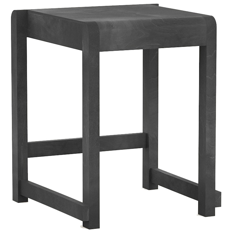 Low Stool 01 Stool, Black