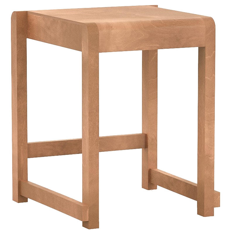 Low Stool 01 Stool, Warm Brown