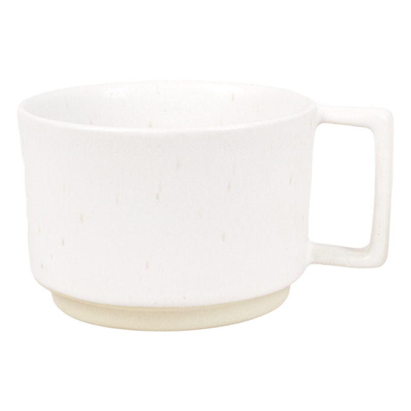 Otto Mug With Handle, White