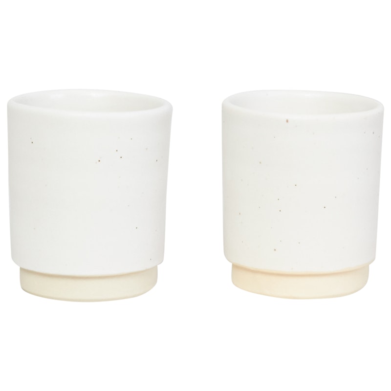 Otto Cups 2-pack, White