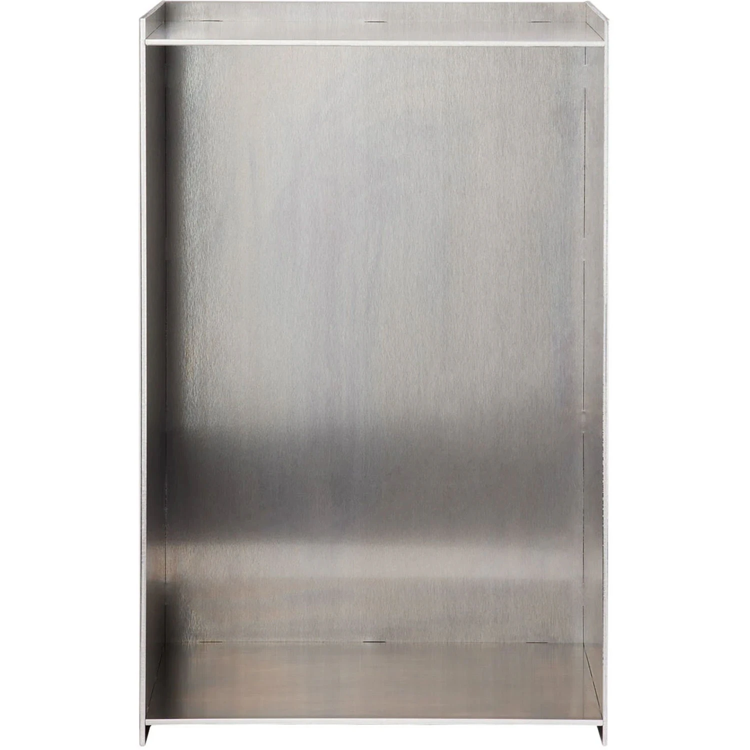 Rivet Box Side Table, Aluminium from Frama | RoyalDesign.co.uk