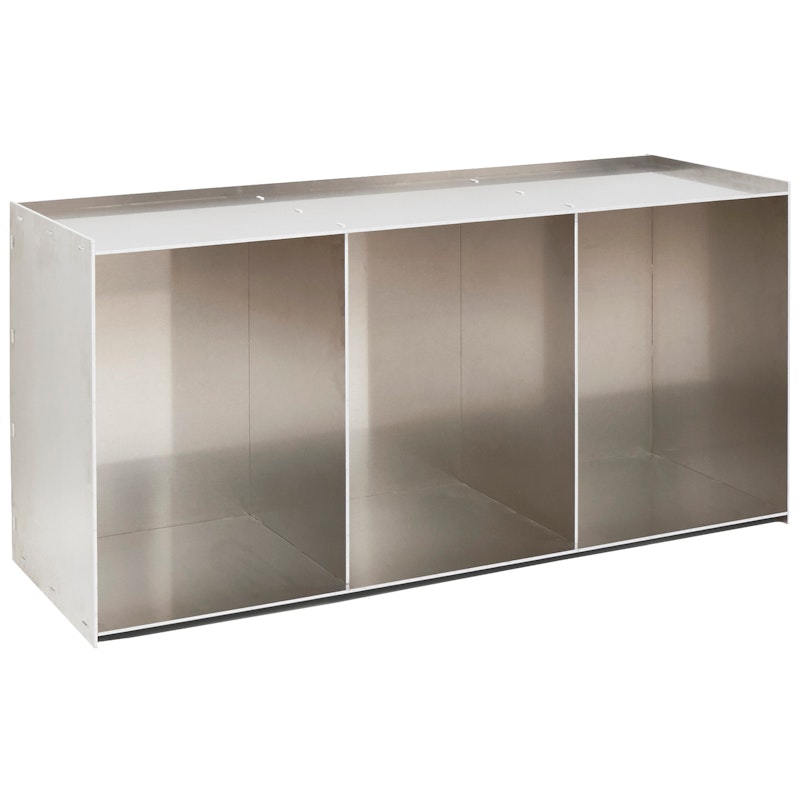 Rivet Side Table, Aluminium