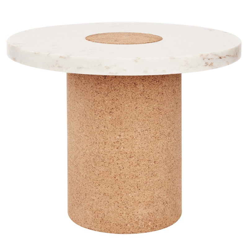 Sintra Table White Marble, Ø 60 cm