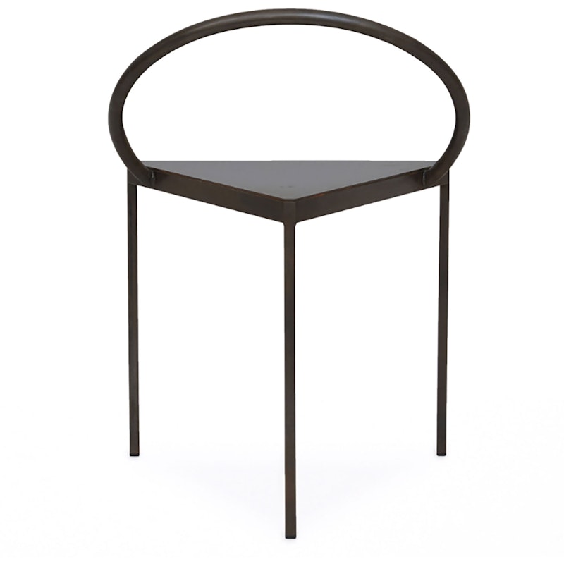 Triangolo Chair, Black Steel