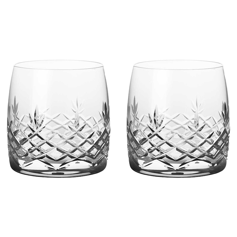 Crispy Aqua Drinking Glass 2 Pcs, Clear