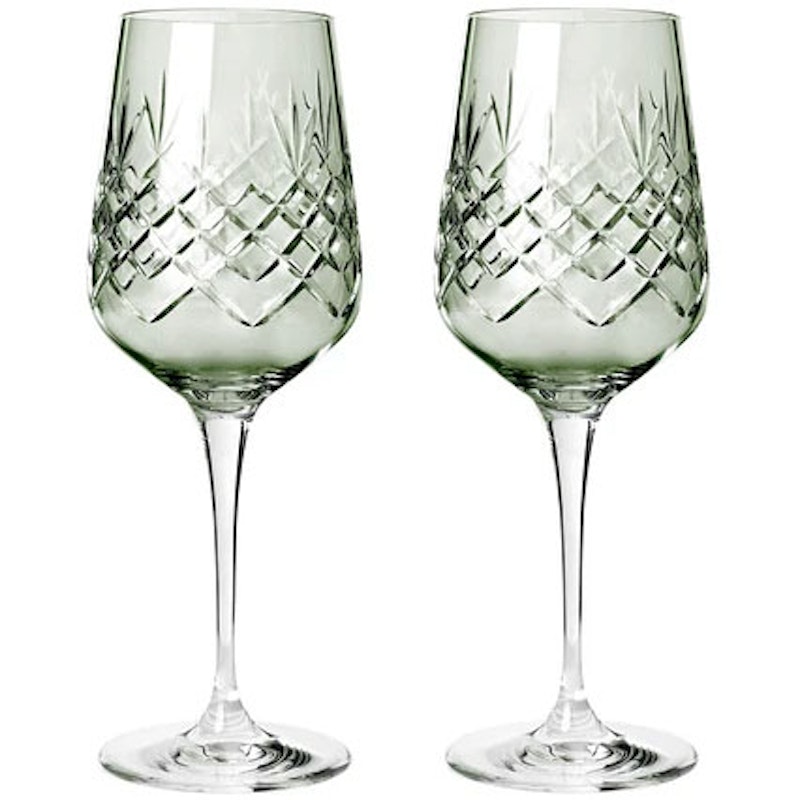 Crispy Monsieur Red Wine Glasses 45 cl 2-pack, Emerald