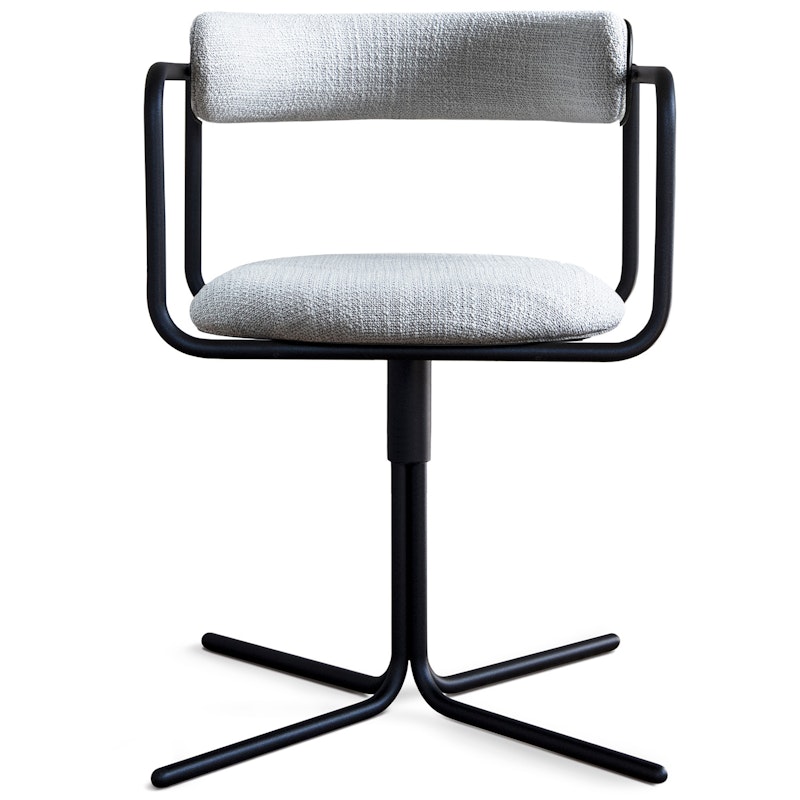 FF Swivel Chair, Liquorice Loop / Black