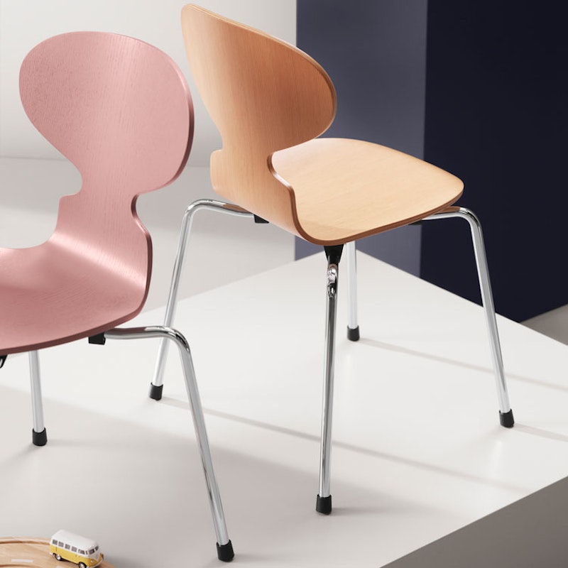 Ant™ Children'S Chair, Wild Rose from Fritz Hansen | RoyalDesign.co.uk