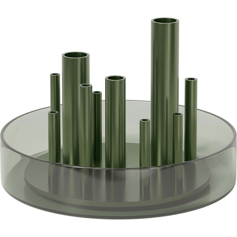 Ikeru Vase 131 mm, Forest Green