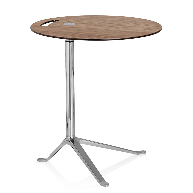 Little Friend KS11 Side Table, Chrome / Oak