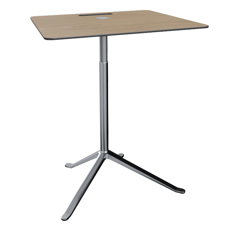 Little Friend KS13 Side Table, Chrome / Oak
