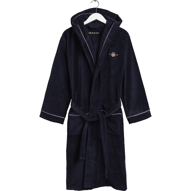 Archive Shield Bathrobe Evening Blue, XS