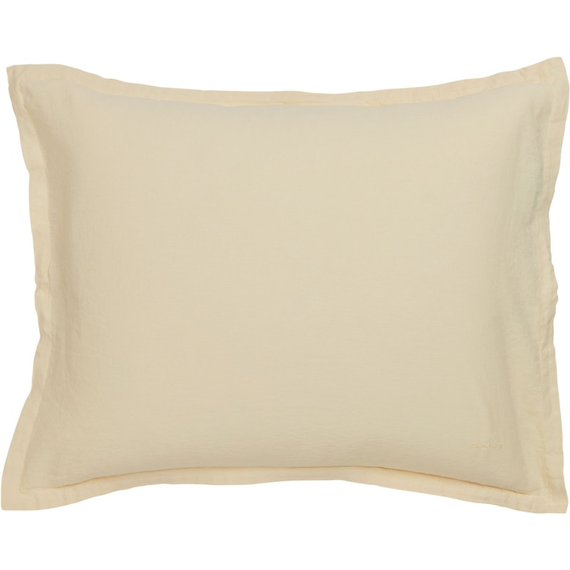 Cotton Linen Pillowcase 50x60 cm, Butter Yellow