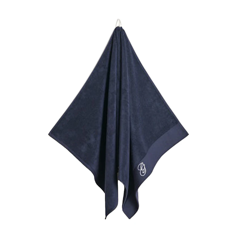 Embroidery Towel 70x140 cm, Marine