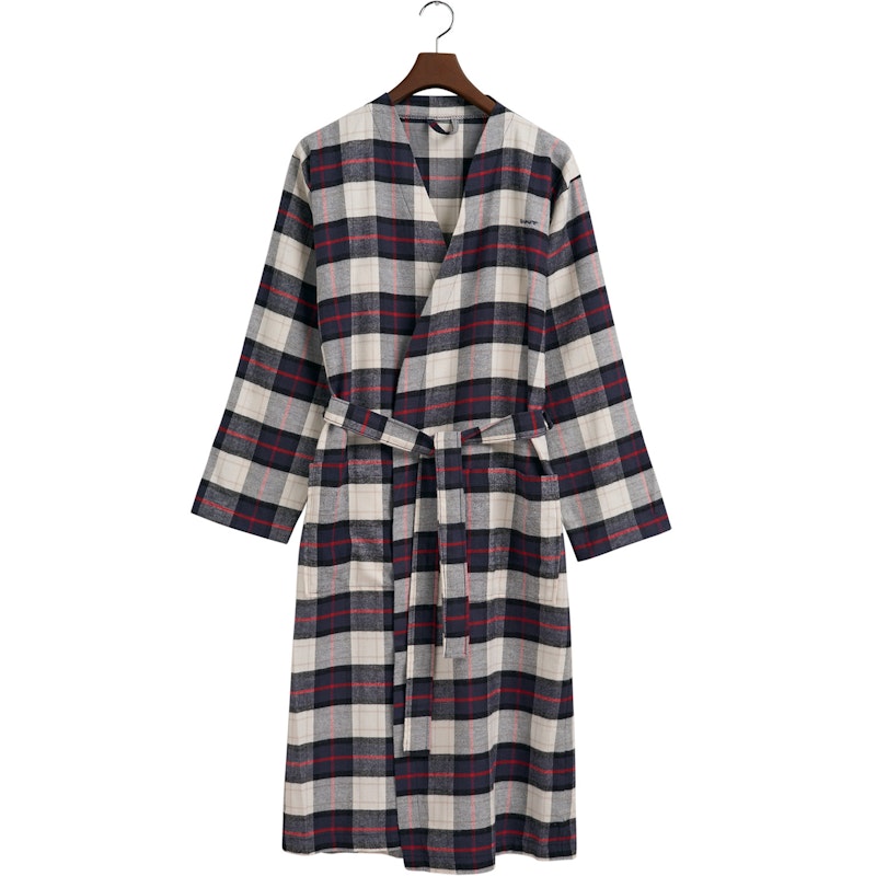 Flannel Robe Hazelwood Beige, S