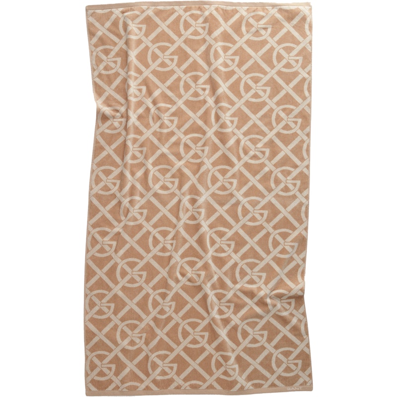 G-Pattern Beach Towel 100x180 cm, Dry Sand