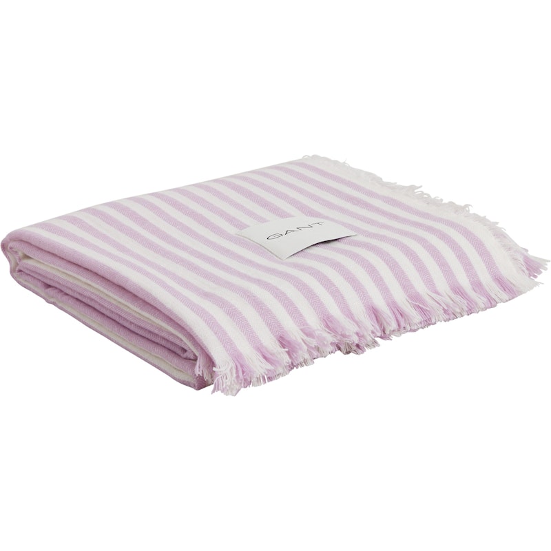 Light Stripe Throw 130x180 cm, Soothing Lilac