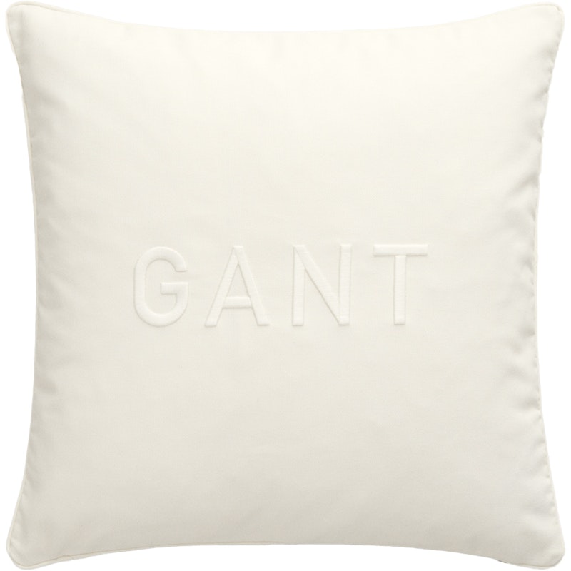 Logo Cushion Cover 50x50 cm, Eggshell