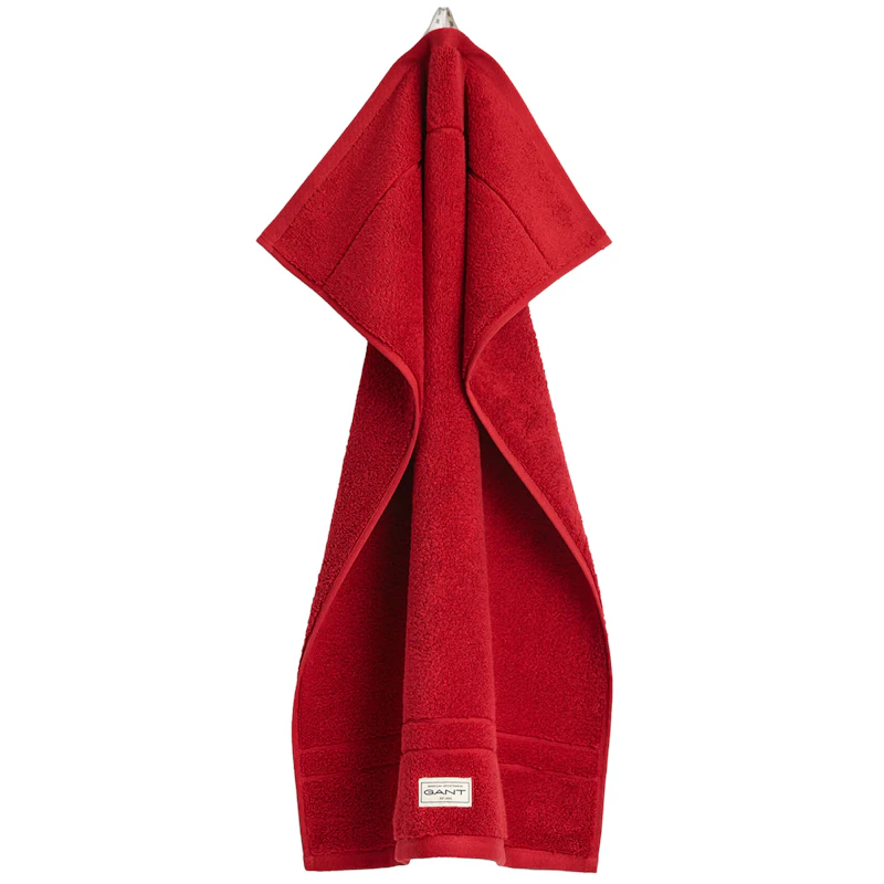 Premium Towel 30x50 cm, Dark Red