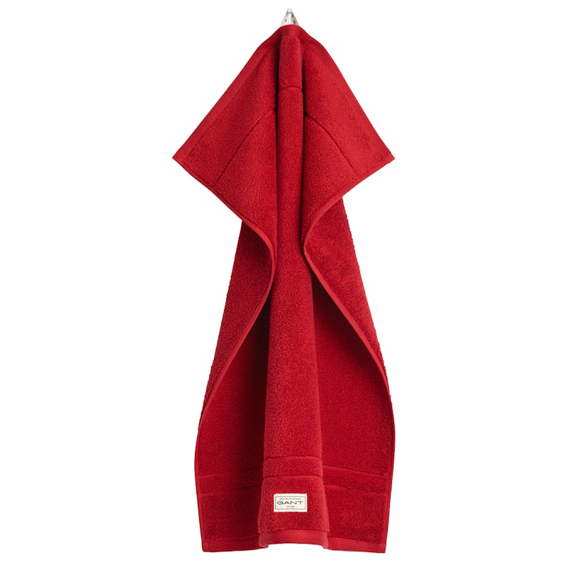 Premium Towel 50x70 cm, Dark Red