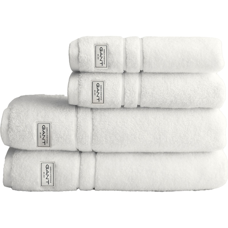 Premium Towels 4-pack 50x70 + 70x140 cm, White