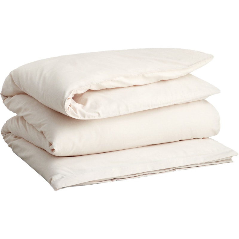 Sateen Duvet Cover 220x220 cm, White Sand