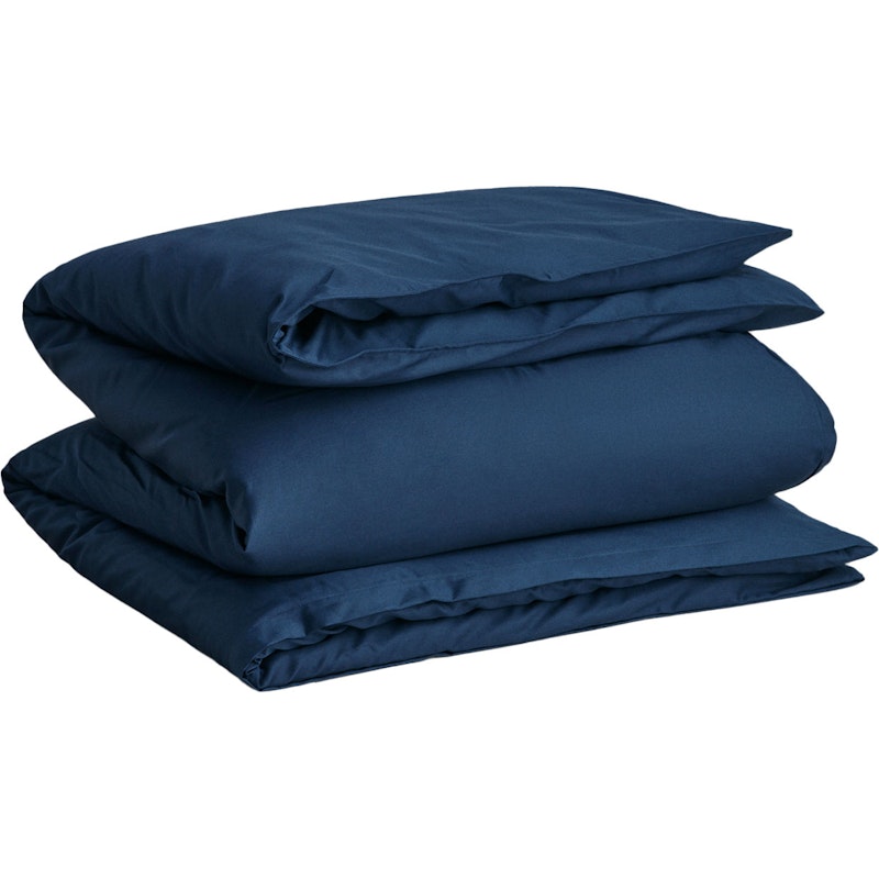 Sateen Single Duvet Cover 140x200 cm, Marine