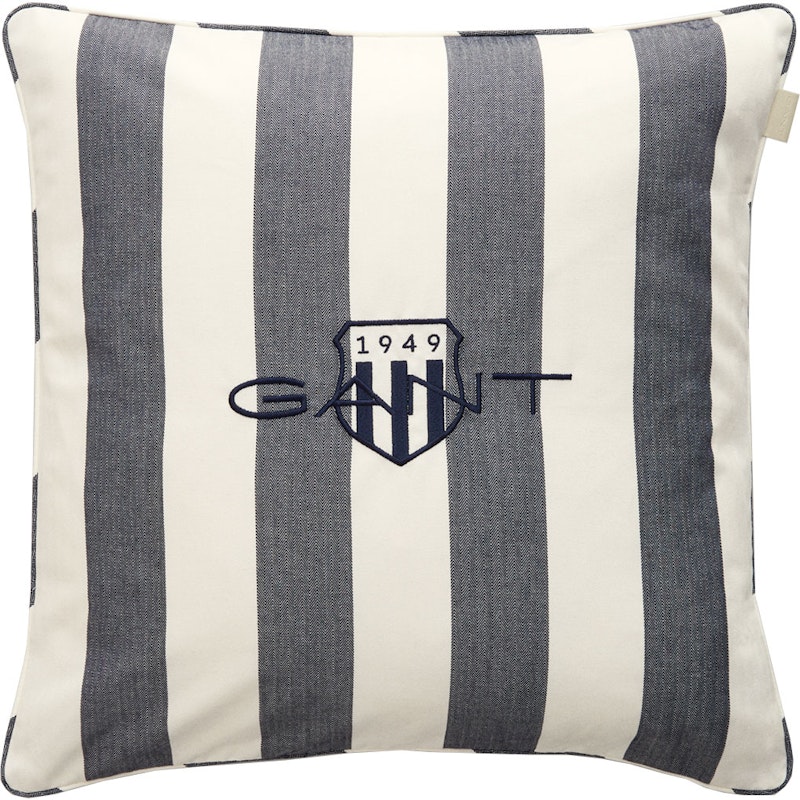 Stripe Archive Shield Cushion Cover 50x50 cm, Evening Blue