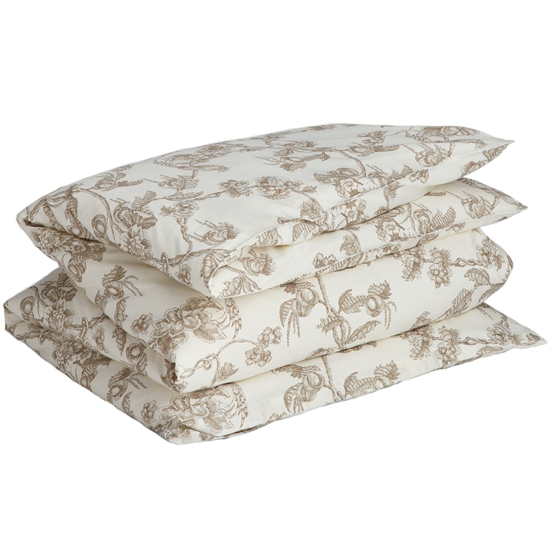 Tree Print Duvet Cover 150x210 cm, Toupe Beige