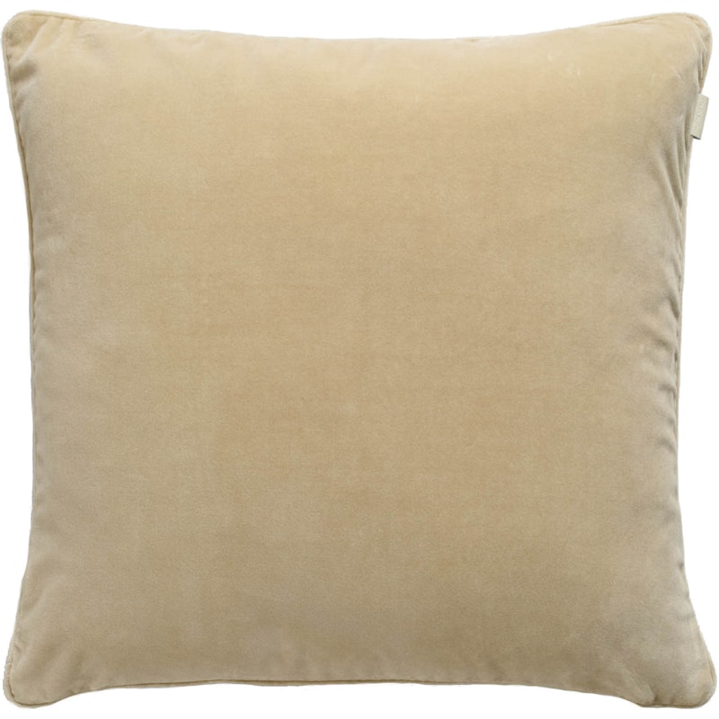 Velvet Cushion Cover 50x50 cm, Dry Sand