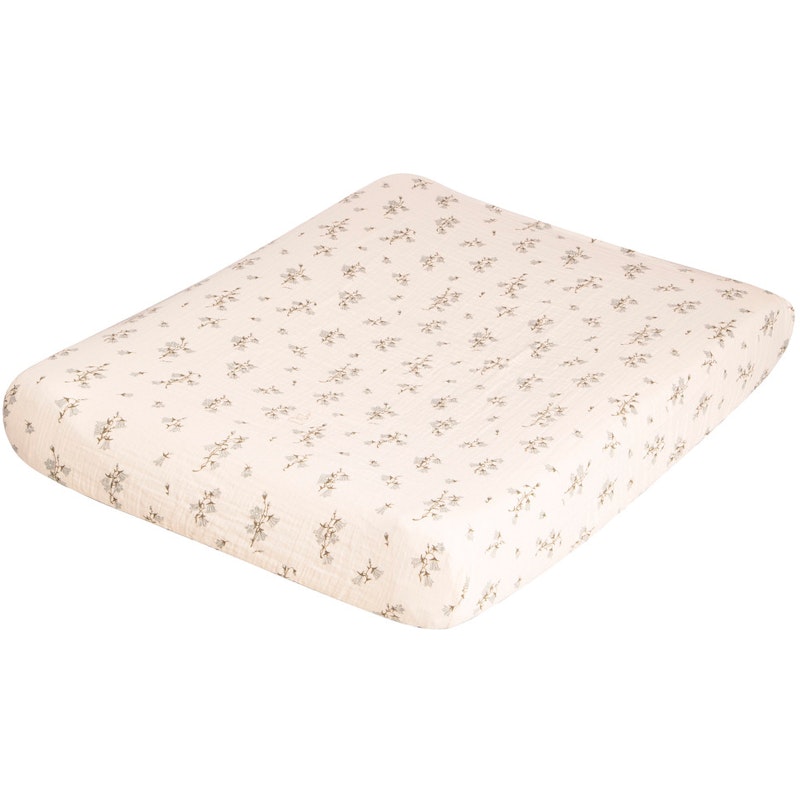 Bluebell Muslin Changing Mat Cover, 50X70