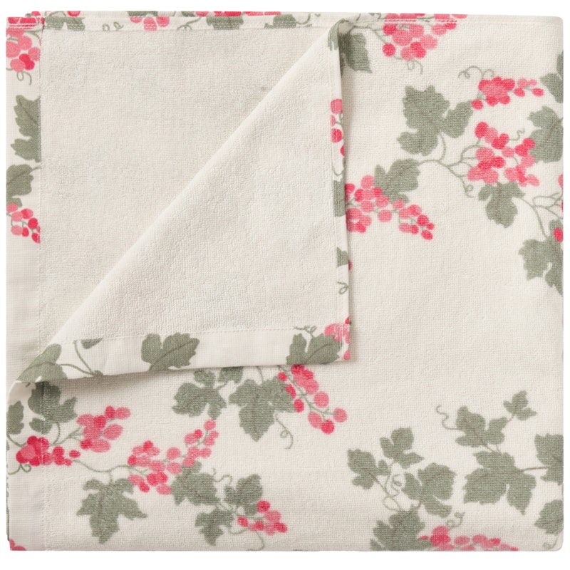 Grapes Pink Bath Sheet, 100x150 cm