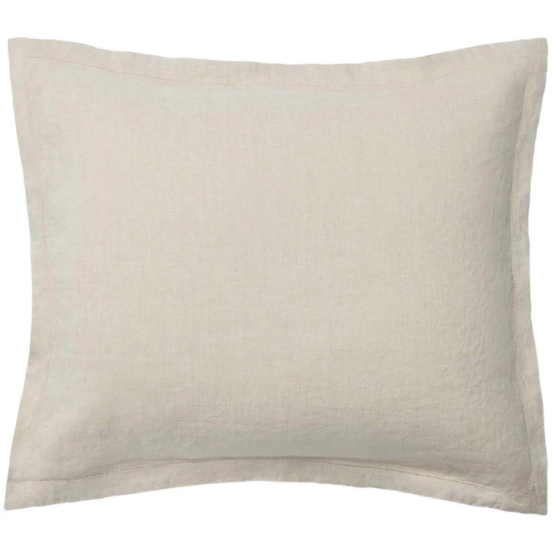 Hemstitched Linen Pillowcase, 50x70 cm