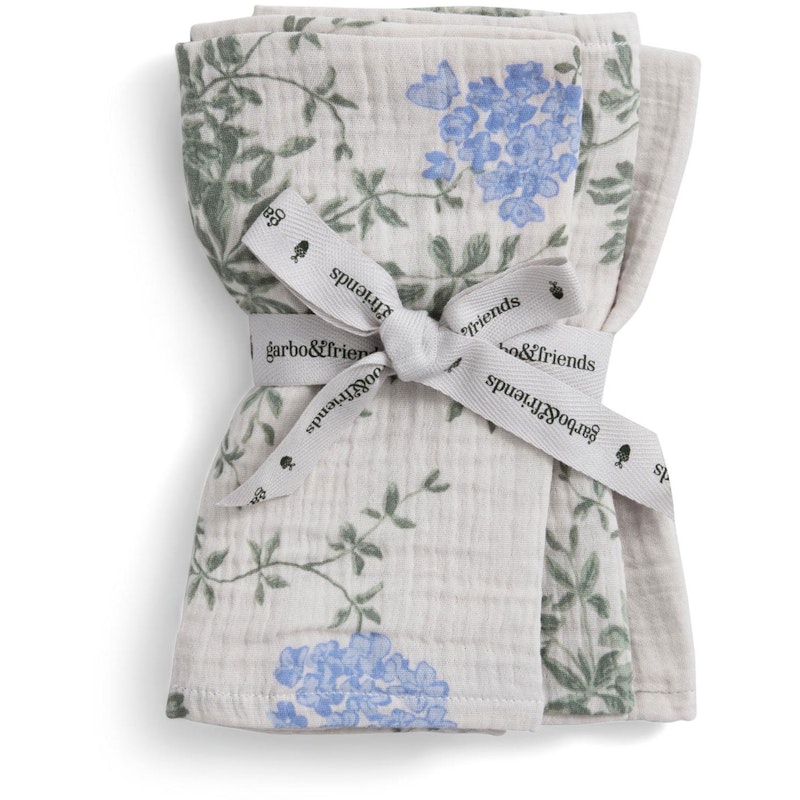 Plumbago Burp Cloths Muslin 3-pack