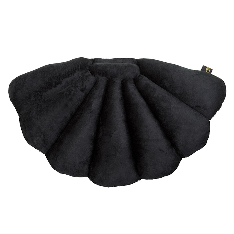 Garden Glory Shell Cushion, Black