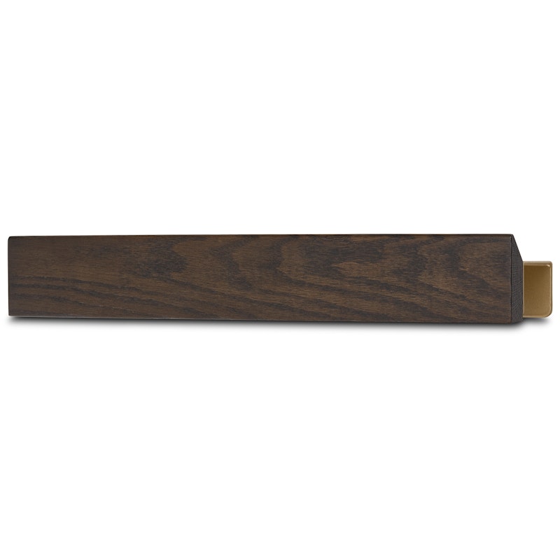 Flex Wall Shelf Magnetic 40 cm, Dark Oak / Brass