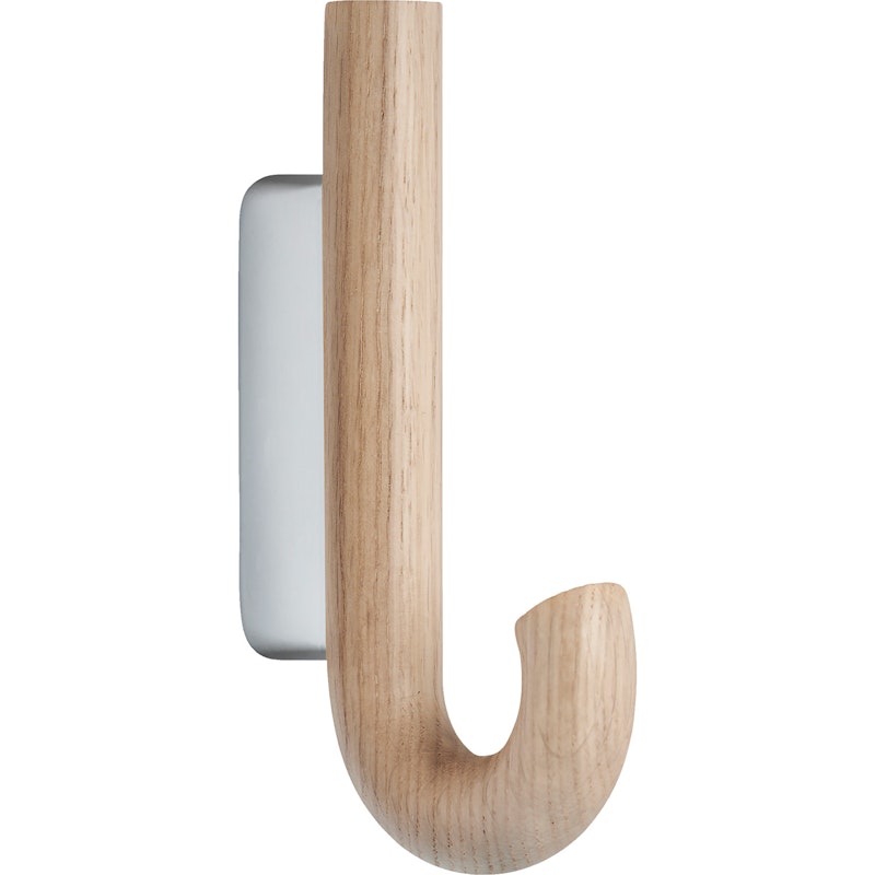 Hook Mini Hook, Oak/Chrome