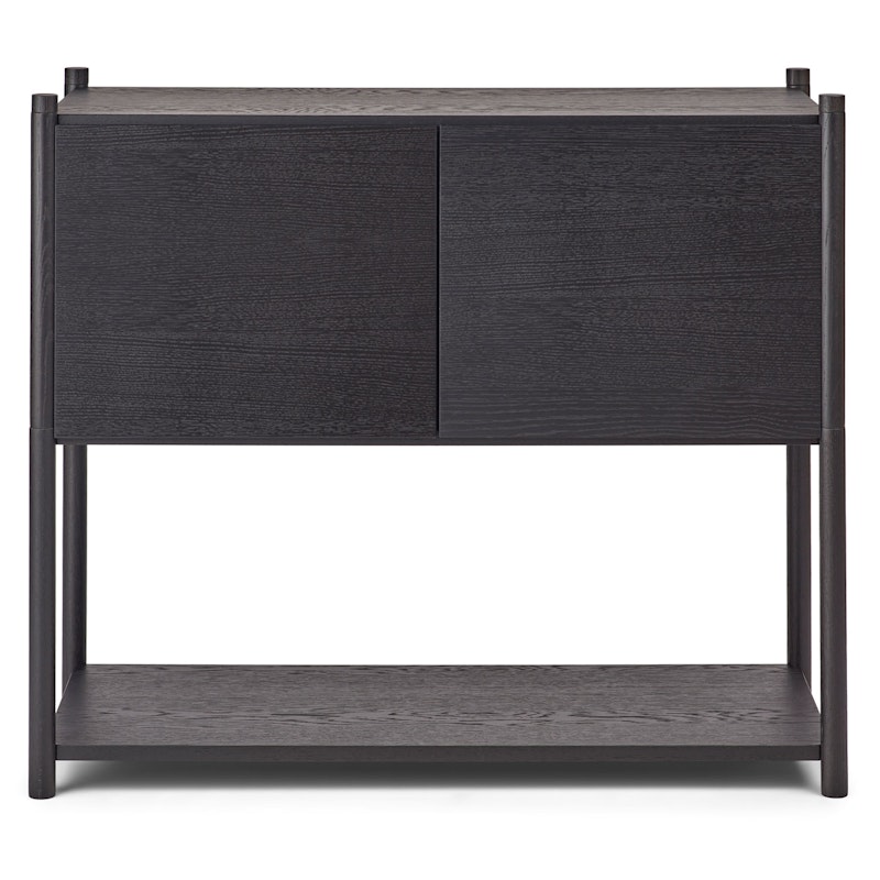 Sceene Bookcase C, Black Oak