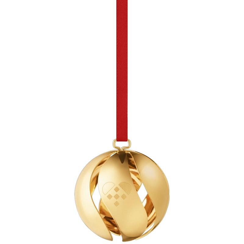 2025 Christmas Bauble, Gold Plated